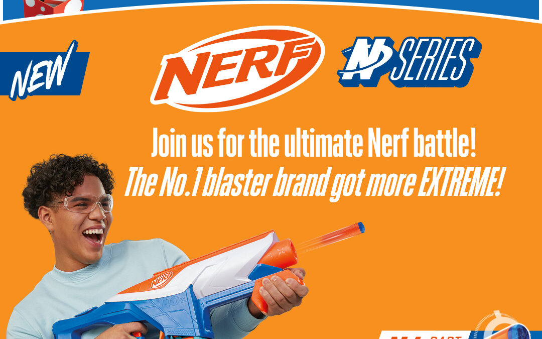 Nerf Battle at The Entertainer!